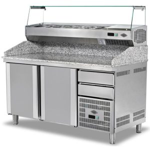 Granite Top Refrigerators with Saladbar
