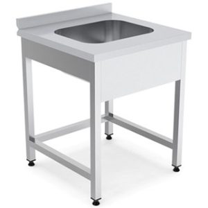 Work Table With 1 Sink 600 / 700 (Demontable)