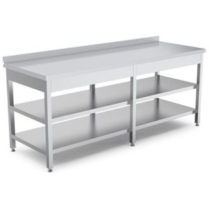 Work Table with Bottom - Intermediate Shelf (Demontable)