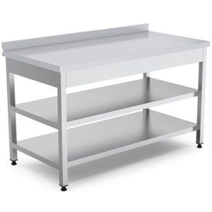Work Table with Bottom - Intermediate Shelf (Demontable)