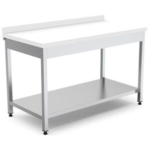 Work Table with Bottom Shelf Polyethylen (Demontable)
