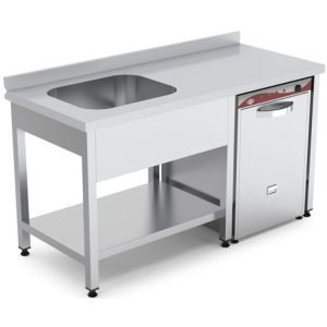 Work Tables with 1 Sink 700 (Demounted)
