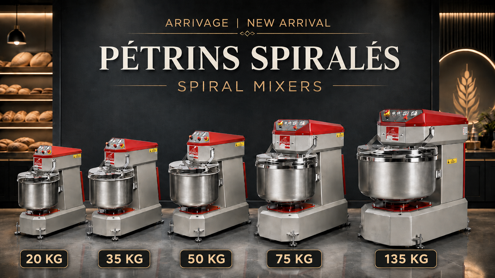 Professional Spiral Mixers