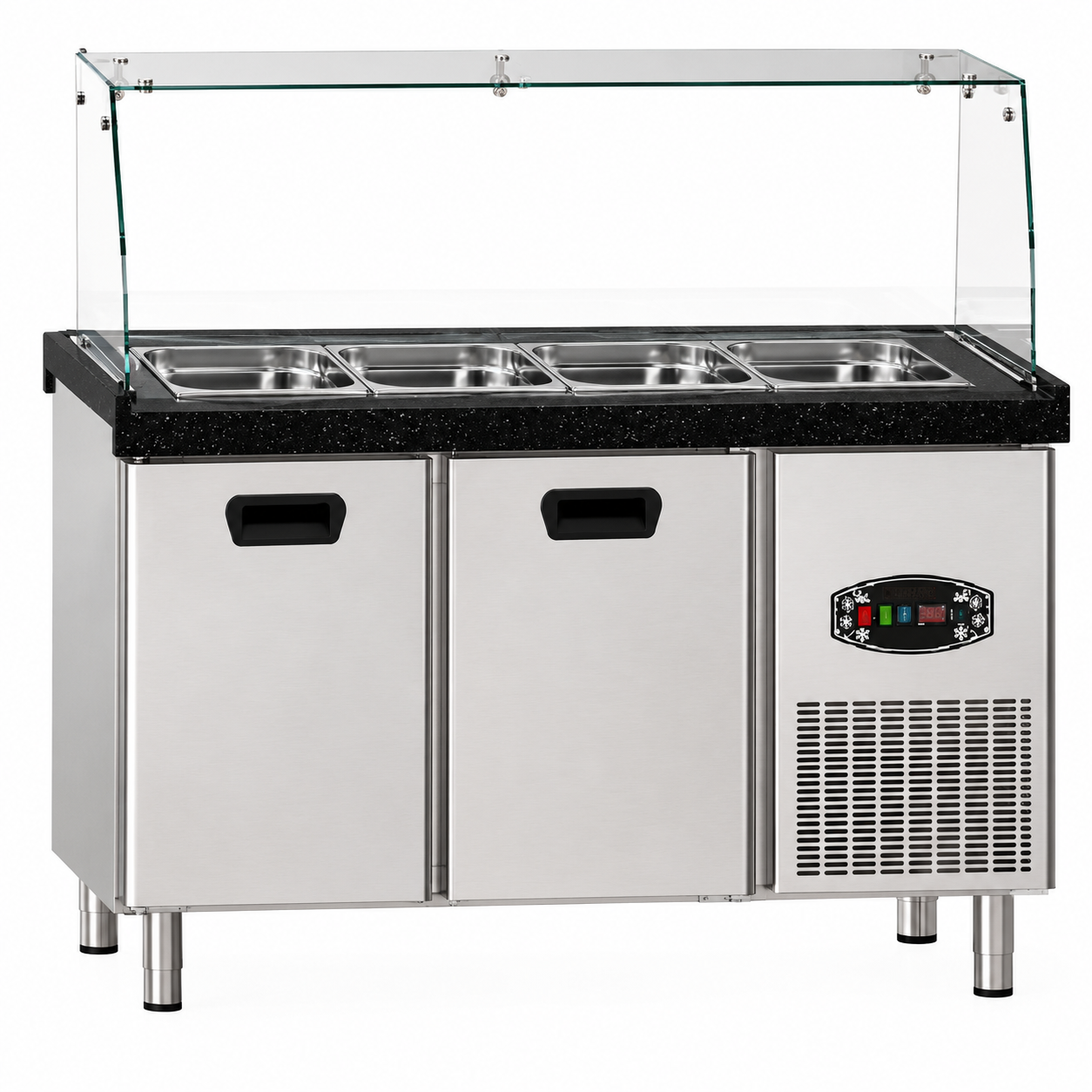 Saladette, chauffante, double et trois portes